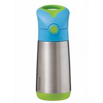 B.Box Thermos Mini termosas su šiaudeliu Blue 350 ml