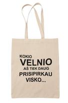 Pirkinių maišelis „Kokio velnio aš tiek daug...“