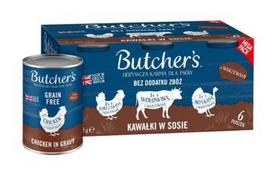 BUTCHER'S Original Mega pack mix with vegetables in gravy- šlapias maistas šunims - 6 x 400g
