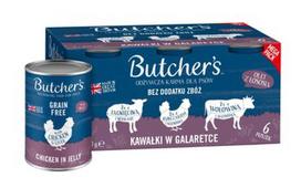 BUTCHER'S Original Mega pack mix pieces in jelly - šlapias maistas šunims - 6 x 400g
