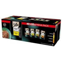 SHEBA delikatesas Drobiowe Smaki w galaretce - mokra karma dla kota - 40x85 g