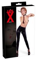 Late X Crotchless Latex Leggings 2XL Seksuali lateksinė apranga