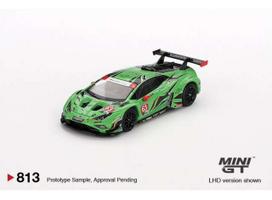 Mini GT Modeliukas 1/64 2023 Lamborghini Huracan GT3 Evo2 #63 Iron Lynx Daytona 24 hrs 2023, green