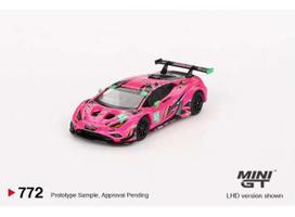 Mini GT Modeliukas 1/64 2023 Lamborghini Huracan GT3 Evo2 #83 Iron Dames Daytona 24 hrs, pink/black