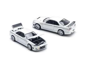 Pop Race Modeliukas 1/64 Nissan Skyline GT-R Nismo 400R, white (yra Sandėlyje)