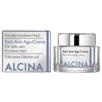 ALCINA Veido kremas RICH ANTI AGE - CREME, reguliuojantis odos drėgmės balansą, 50 ml