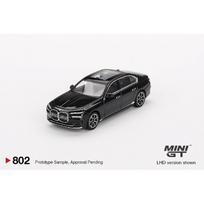 Mini GT Modeliukas 1/64 2024 BMW 17 Edrive50, black sapphire