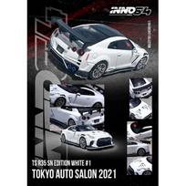 Inno64 Modeliukas 1/64 Nissan Skyline GT-R (R35) *Top Secret* Tokyo Auto Salon 2021, white/black (yra Sandėlyje)