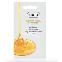 Ziaja Manuka Honey veido kaukė nuo aknės, 7 ml