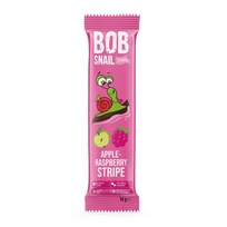Obuolių ir aviečių užkandis, be pridėtinio cukraus | Bob Snail (14 g)