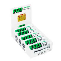 Dėžutė baltymininių  batonėlių su matcha ir džiovintomis avietėmis | Fizi (10x45 g)