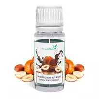 Natūralaus riešutų nugos skonio lašai, be pridėtinio cukraus | Simply keto (10 ml)