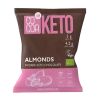 Ekologiški migdolai juodajame šokolade | Cocoa (70 g)