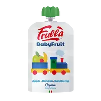 Obuolių, bananų ir aviečių tyrelė, be glitimo | FRULLA (100 g)