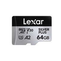 Lexar Professional SILVER PLUS microSDXC UHS-I Card 64GB