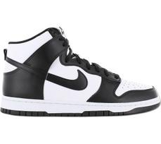 Nike Dunk High Retro – vyriški sportbačiai batai odiniai baltai juodi DD1399-105 ORIGINALAS EU 44.5 US 10.5 balta