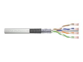 Patch kabelis DIGITUS CAT 6 SF-UTP raw length 305 m paper box AWG 26/7 LSZH simplex color grey