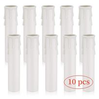 10 vnt žvakių lizdų dangteliai, žvakių pagrindas, plastikiniai žvakių dangteliai, rankovės sietynui 10pcs