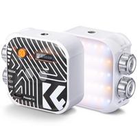 K&F CONCEPT Kišeninis LED vaizdo apšvietimas Magnetinis LED užpildymo apšvietimas Vaizdo konferencijų apšvietimas CRI96+ mėlyna