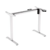 Reguliuojamo rašomojo stalo kojos ERGO LIGHT su 1 varikliu, 60x120 cm, balta