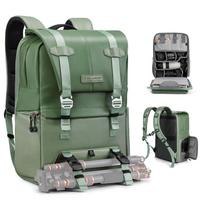 K&F CONCEPT Multi-Functional Camera Backpack Waterproof Camera Bag 20L Large Capacity Camera Case šviesiai žalios spalvos