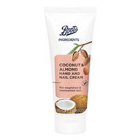Boots Ingredientai Kokoso ir Migdolų Rankų ir Nagų Kremas 100 ml. 100 ml. beige