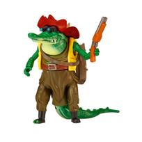 Figūrėlė Čempionų-Nindzių Lazergalvis Leatherhead TMNT Mutantų Sunaikinimas 11,5 cm 11.5 žalia