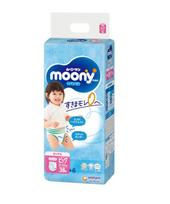 MOONY sauskelnės-kelnaitės, XL, 12-22 kg, mergaitėms, 38+6 vnt.