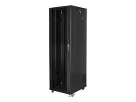 LANBERG rack cabinet 19inch 42U 600x1000 black mesh door LCD