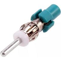 A430 automobilio radijo antenos adapterio kištukas DIN suderinamas su VW Seat Skoda Opel Ford Dacia BMW E46 automobilio radijo antenos adapterio laidas 8*3*1.6cm sidabras/mėlyna