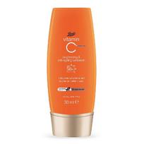 Boots Vitamin C Advanced Plus Brightening & Anti-Ageing kremas nuo saulės Spf50+ Pa++++ 30 ml. 30 ml.
