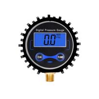 Skaitmeninis padangų pripūtimo slėgio matuoklis LCD ekrano sriegis 1/4 13 mm 7*7*3.5cm mėlyna
