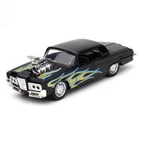 1/32 Dodge Chrysler Vintažinis Modifikuotas Lydinio Automobilio Modelis Diecast Žaislas Su Garsu ir Šviesa Transporto Priekių Dekoracija Žaislai Vaikams Dovana juoda