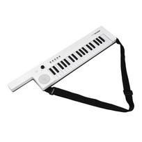 Gitara Elektroninis Pianinas su Mini Klaviatūra 37 Klavišų Elektroninis Klaviatūros Pianinas Įkraunamas Vaikų Pianinas balta