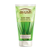 Drėkinantis ir vėsinantis veido gelis su alavijais (150 g), Aloe Vera vėsinantis veido gelis, Lever Ayush 9.125