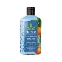 Hempz Triple Moisture Fresh Citrus Herbal kūno prausiklis, 500 ml