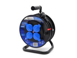Ilgintuvas su rite įrankių prijungimui 25m 3x1.5mm² IP44 4 lizdai G17504 GEKO