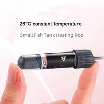 Usb mini akvariumo šildymo strypas, skirtas mažoms žuvų talpykloms 26Celsijaus pastovios temperatūros akvariumo šildytuvas panardinamas termostato šildytuvas 10W