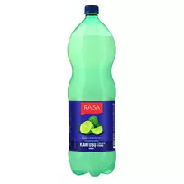 Gazuotas kaktusų ir žaliųjų citrinų skonio gėrimas RASA FRUIT, 2 l