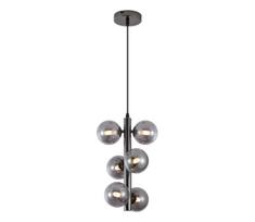 Wofi 6014-605W - LED Pakabinamas sietynas VILLA 6xG9/3W/230V juoda