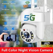 HD 1080P/720P WiFi IP kamera belaidžio greičio kupolas PTZ IP66 vandeniui atsparus CCTV IR lauko NetCam stebėjimas automatinis sekimas visos spalvos naktinis matymas 720P EU Plug balta