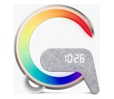 Immax 08986L-LED RGB Pritemdomas šviestuvas Su žadintuvas ir Qi įkrovimas 30W/230V auksas