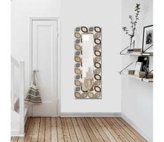 Sieninis veidrodis 120x40 cm spalvingas