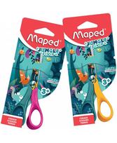 Žirklės mažyliams blisteryje MAPED Jungle Fever Vivo, 12 cm, nuo 2 metų