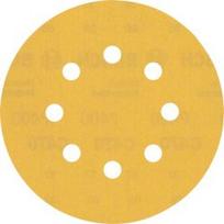 Šlifavimo popierius BOSCH Expert C470, vibraciniams šlifuokliams, 8 skylių, 125mm, G40, 50vnt.