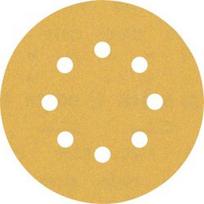 Šlifavimo popierius BOSCH Expert C470, vibraciniams šlifuokliams, 8 skylių, 125mm, G180, 5vnt.