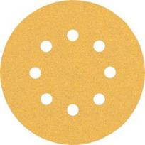 Šlifavimo popierius BOSCH Expert C470, vibraciniams šlifuokliams, 8 skylių, 125mm, G100, 5vnt.