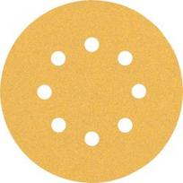 Šlifavimo popierius BOSCH Expert C470, vibraciniams šlifuokliams, 8 skylių, 125mm, G100, 50vnt.