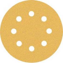Šlifavimo popierius BOSCH Expert C470, vibraciniams šlifuokliams, 8 skylių, 115 mm, G80, 5vnt.