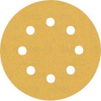 Šlifavimo popierius BOSCH Expert C470, vibraciniams šlifuokliams, 8 skylių, 115 mm, G180, 5vnt.